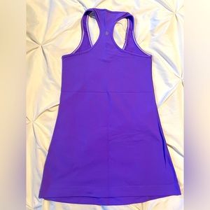 Lululemon Cool Racerback Tank sz 4 Purple